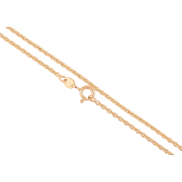 Ланцюжок Xuping Позолота 18K Плетіння Якірне з візерунком» довжина 45см х 1.5мм фото №13