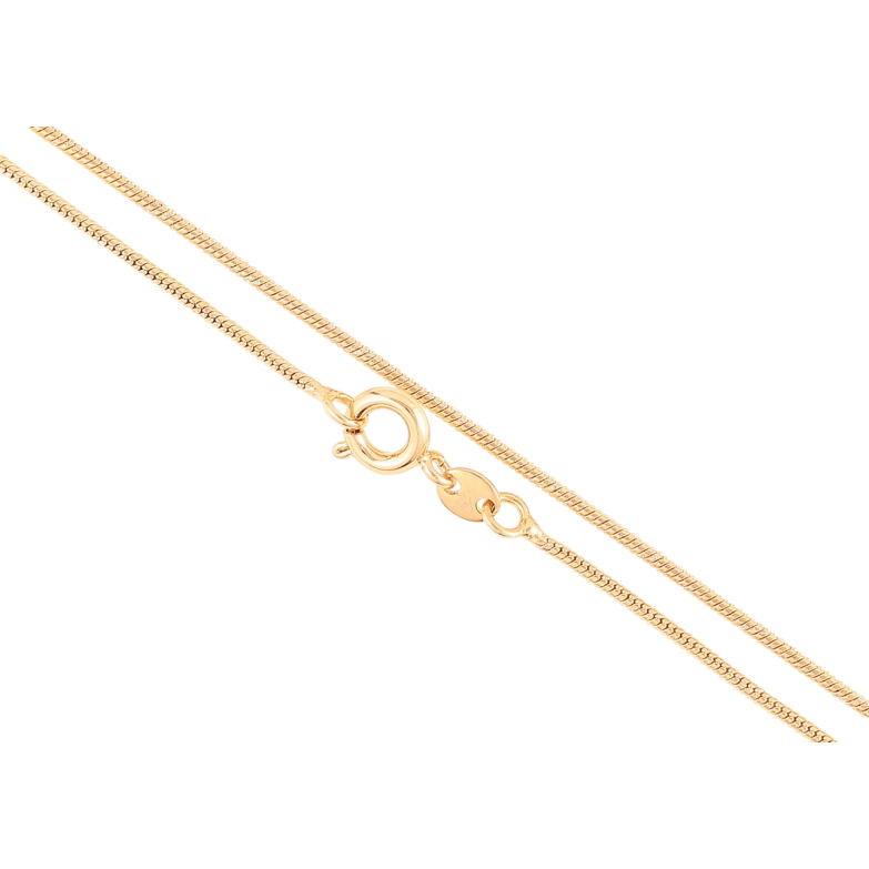 Цепочка Xuping Позолота 18K Плетение Ювелирный шнур длинна 45см х 1мм фото №15