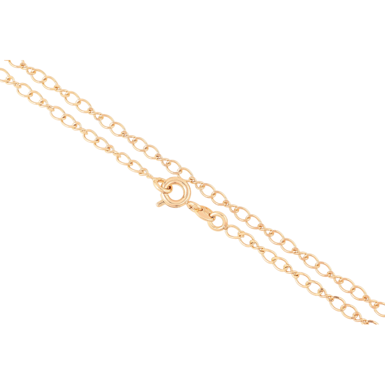 Цепочка Xuping Позолота 18K Плетение Фантазийное длинна 44см х 3мм фото №2