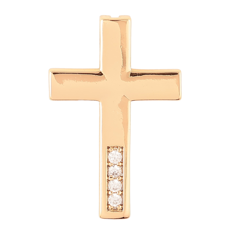 Кулон Xuping Позолота 18K Крест с цирконием для цепочки до 2мм фото №1 Кулон Xuping Позолота 18K Крест с цирконием для цепочки до 2мм фото №1