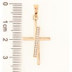 Кулон Xuping Позолота 18K Крест с цирконием для цепочки до 6мм фото №2 Кулон Xuping Позолота 18K Крест с цирконием для цепочки до 6мм фото №2