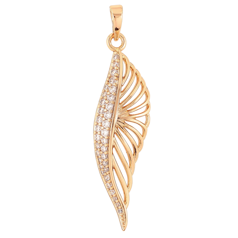 Кулон Xuping Позолота 18K «Витончена підвіска з інкрустацією цирконієм» для ланцюжка до 6мм фото №14