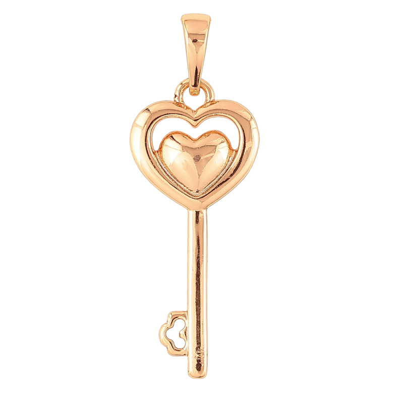 Кулон Xuping Позолота 18K «Ключик» для ланцюжка до 6мм фото №1