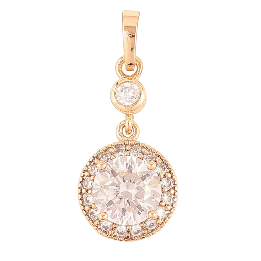 Кулон Xuping Позолота 18K «Інкрустація цирконієм» для ланцюжка до 5мм фото №1