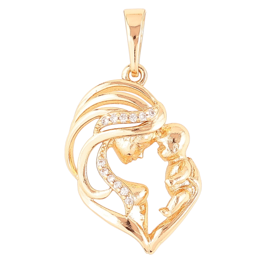 Кулон Xuping Позолота 18K Счастье материнства для цепочки до 6мм фото №1