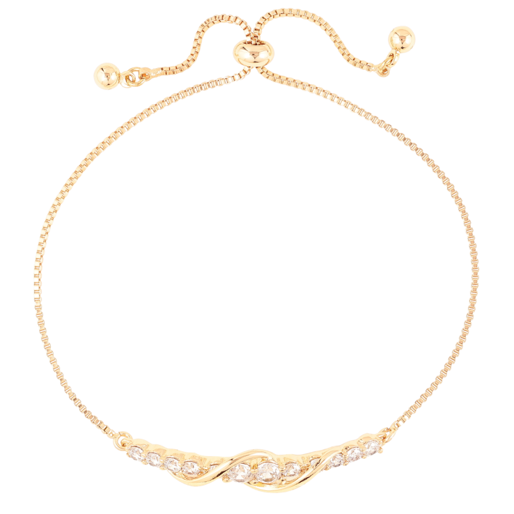 Браслет Xuping Позолота 18K Цепочка с декоративной вставкой на бегунке 10-21см х 1мм фото №21