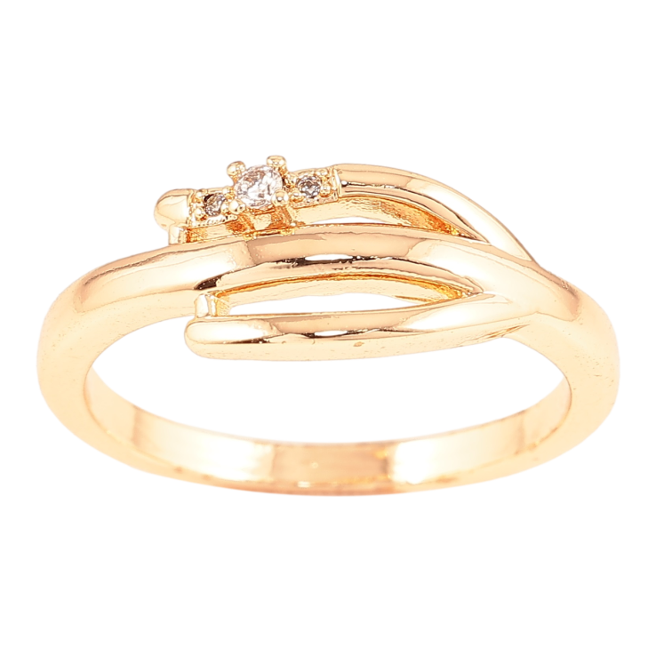 Кольцо Xuping M&L Цвет 18К Узор с цирконием фото №24