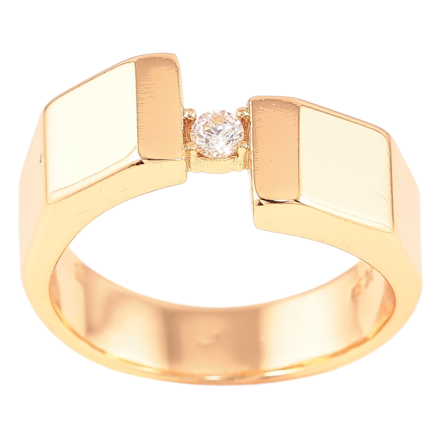 Кольцо Xuping Позолота 18K Декоративный узор с кристаллом фото №1