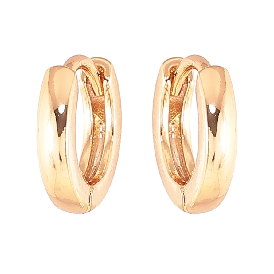 Серьги Xuping Позолота 18K колечки Классика, шир. 2мм ø 11мм фото №1 Серьги Xuping Позолота 18K колечки Классика, шир. 2мм ø 11мм фото №1