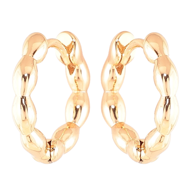 Серьги Xuping Позолота 18K колечки Фигурные фото №16