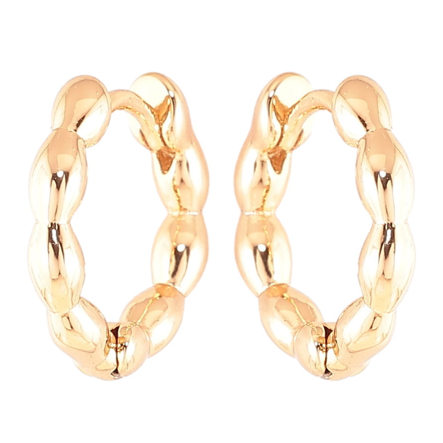 Серьги Xuping Позолота 18K колечки Фигурные фото №1