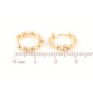 Серьги Xuping Позолота 18K колечки Фигурные фото №2