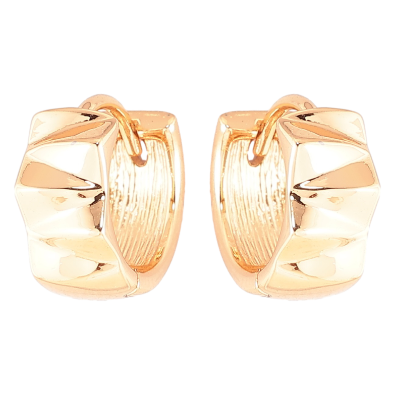 Серьги Xuping Позолота 18K колечки Декоративный узор фото №2 Серьги Xuping Позолота 18K колечки Декоративный узор фото №2