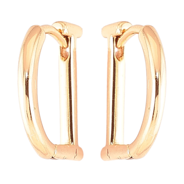 Серьги Xuping Позолота 18K колечки Фигурные фото №1 Серьги Xuping Позолота 18K колечки Фигурные фото №1