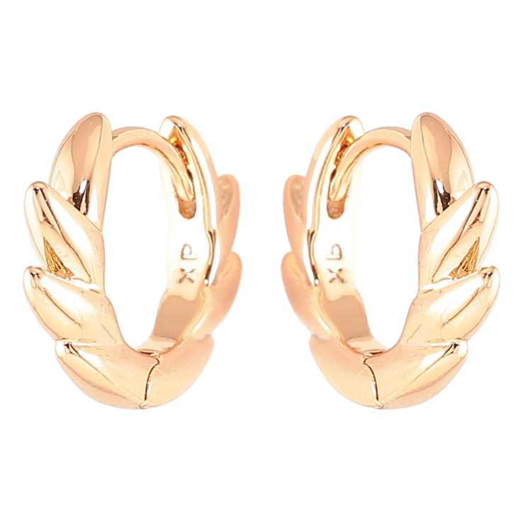 Серьги Xuping Позолота 18K колечки Декоративный узор фото №21