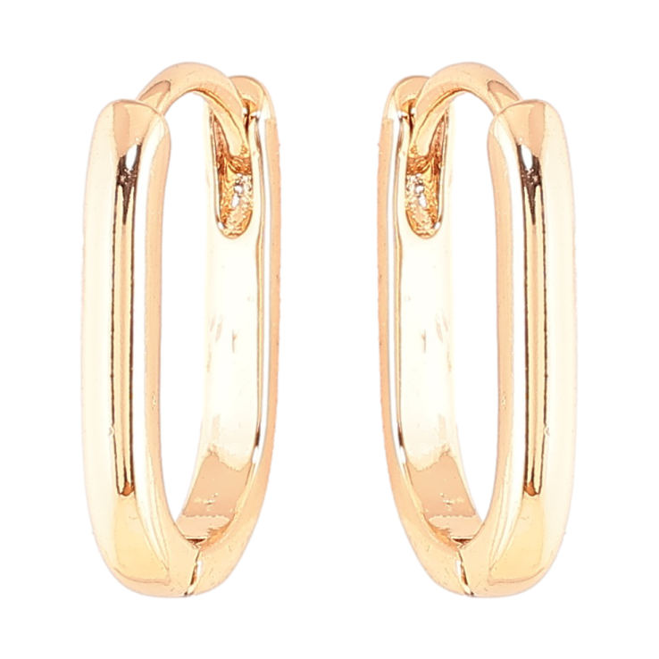 Серьги Xuping Позолота 18K колечки Овальные 11х16мм фото №7 Серьги Xuping Позолота 18K колечки Овальные 11х16мм фото №7