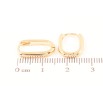 Сережки Xuping Позолота 18K колечка «Овальні» 11х16мм фото №2 Сережки Xuping Позолота 18K колечка «Овальні» 11х16мм фото №2