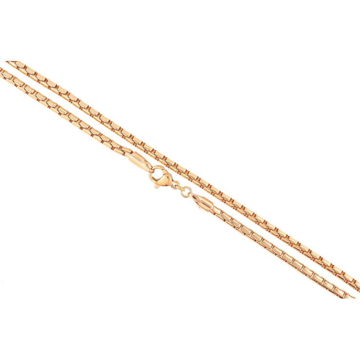 Цепочка Xuping Позолота 18K Плетение Венецианское длинна 45см х 2.5мм фото №5