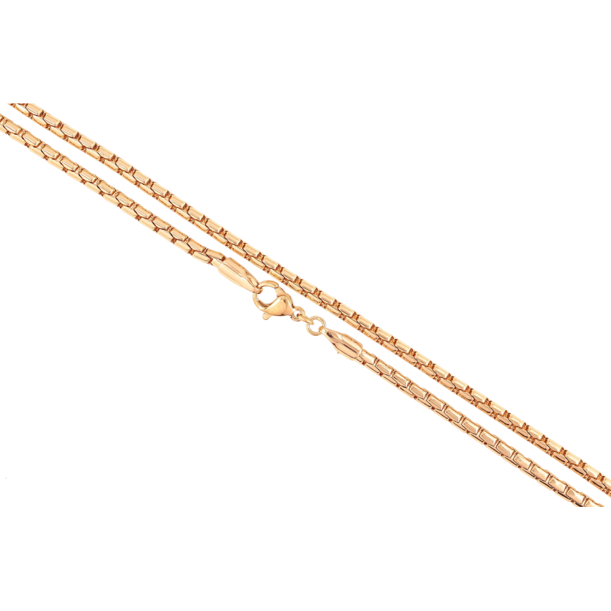 Ланцюжок Xuping Позолота 18K Плетіння Венеціанське» довжина 45см х 2.5мм фото №1