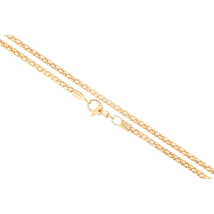 Цепочка Xuping Позолота 18K Плетение Декоративный шнур длинна 45см х 2.5мм фото №12