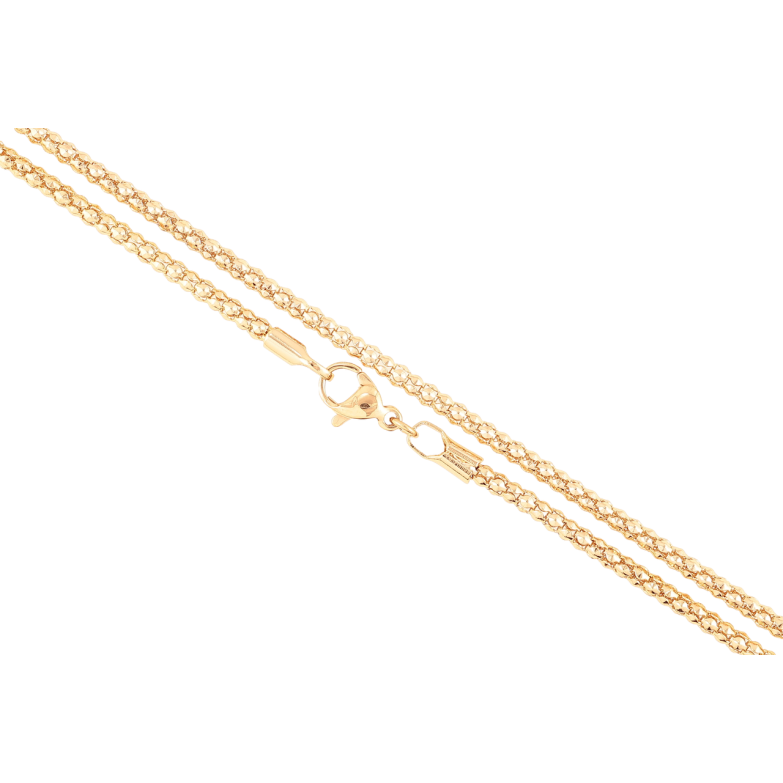 Ланцюжок Xuping Позолота 18K Плетіння Декоративний шнур» довжина 45см х 2.5мм фото №1