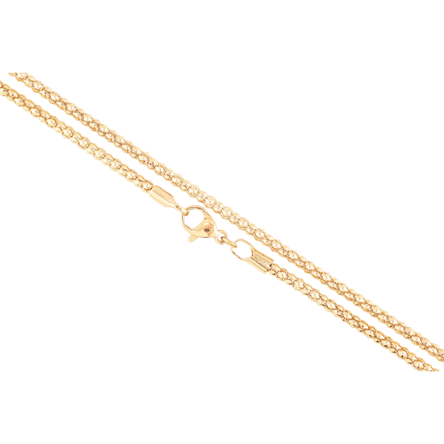 Цепочка Xuping Позолота 18K Плетение Декоративный шнур длинна 45см х 2.5мм фото №1