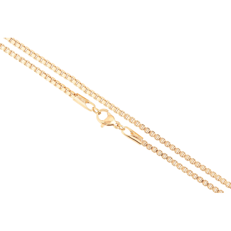 Цепочка Xuping Позолота 18K Плетение Венецианское длинна 45см х 2мм фото №10