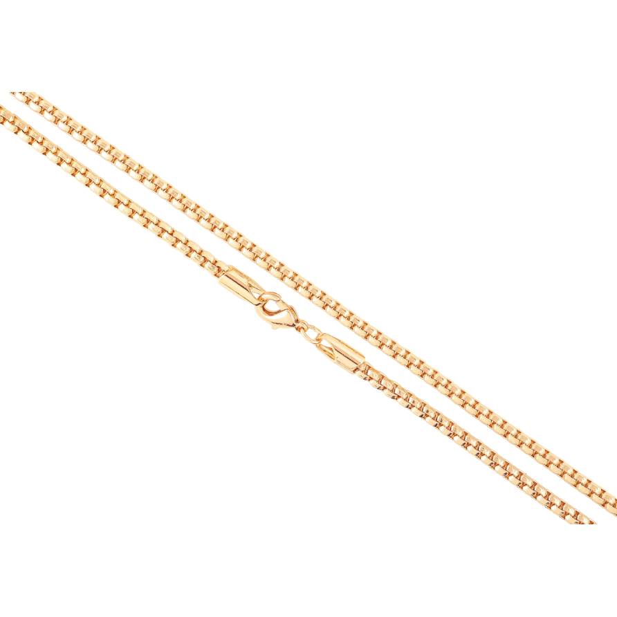 Ланцюжок Xuping Позолота 18K Плетіння Венеціанське» довжина 45см х 3мм фото №1