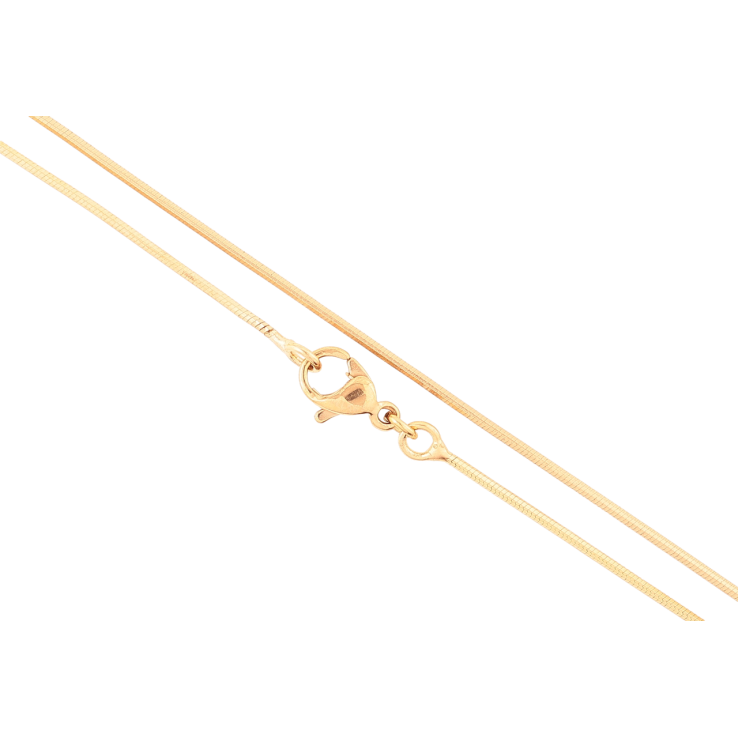 Цепочка Xuping Позолота 18K Плетение Ювелирный шнур 6-ти гранный длинна 45см х 1мм фото №19