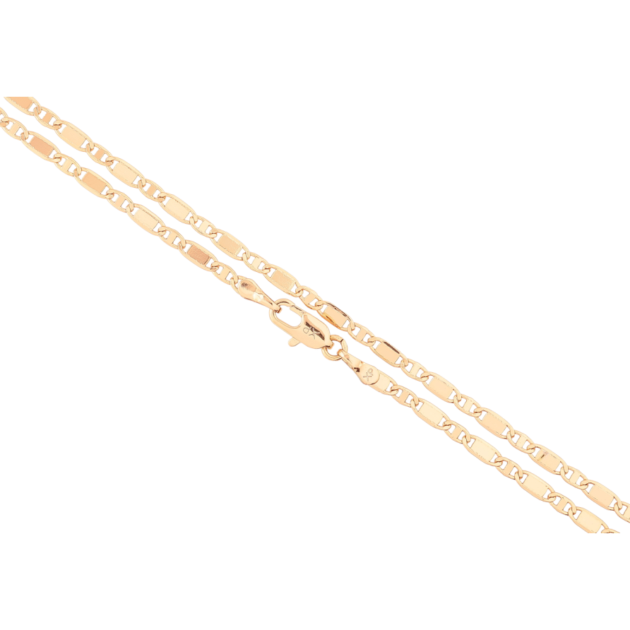 Цепочка Xuping Позолота 18K Плетение Морская цепь длинна 44см х 2.5мм фото №1