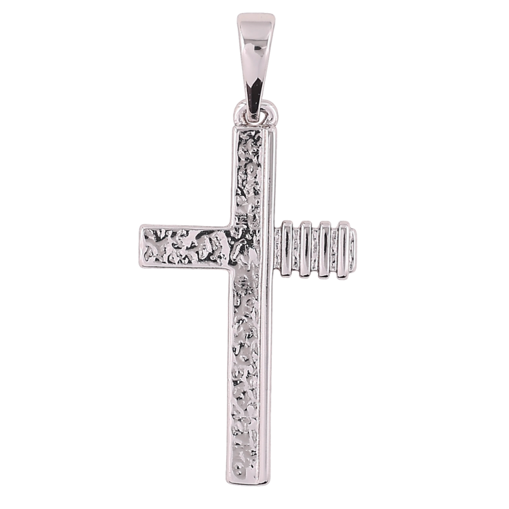 Кулон Xuping Родий Крест декоративный для цепочки до 6мм фото №14