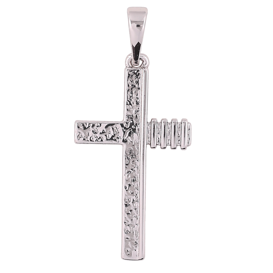 Кулон Xuping Родій «Хрест декоративний» для ланцюжка до 6мм фото №1