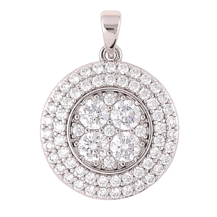 Кулон Xuping Родій «Інкрустація цирконієм» для ланцюжка до 5мм фото №11