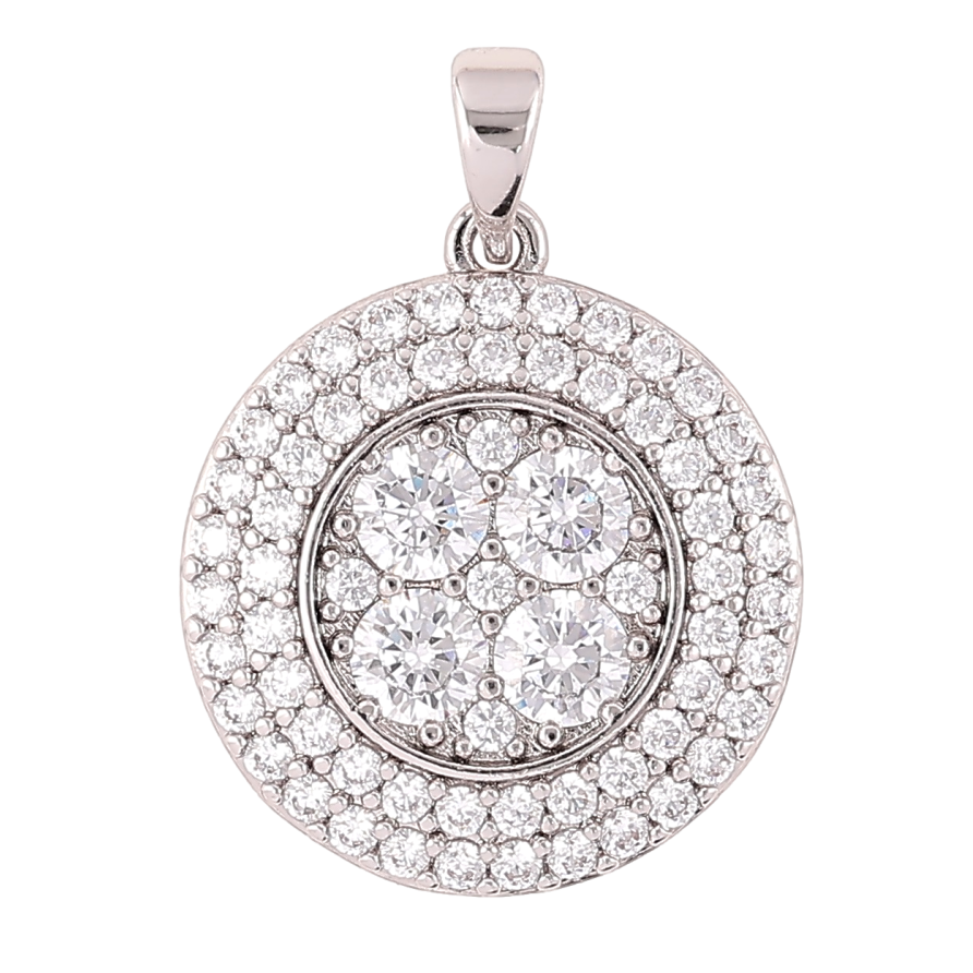 Кулон Xuping Родій «Інкрустація цирконієм» для ланцюжка до 5мм фото №1