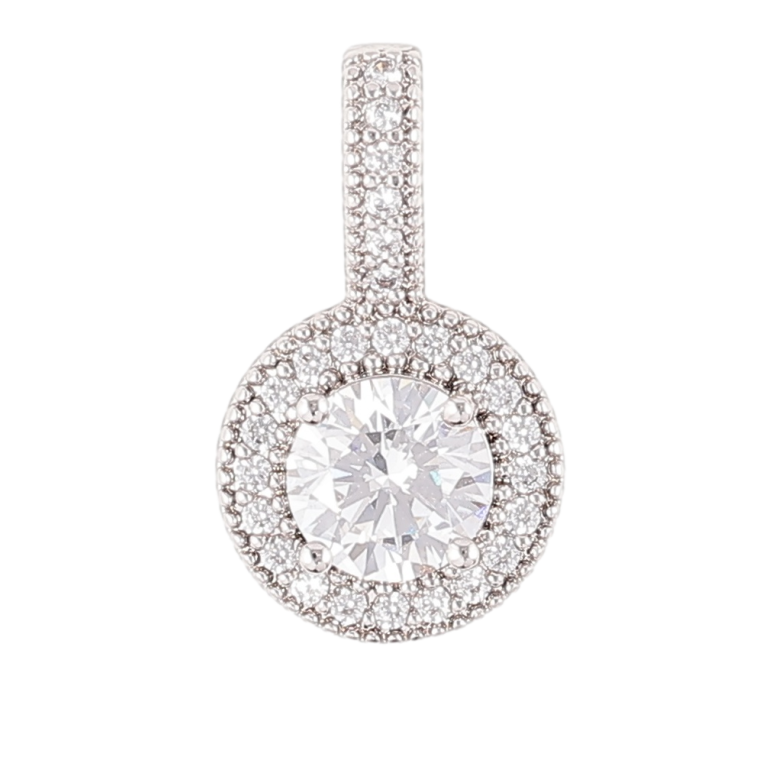 Кулон Xuping Родій «Фіаніт в обрамленні цирконію» для ланцюжка до 4мм фото №15