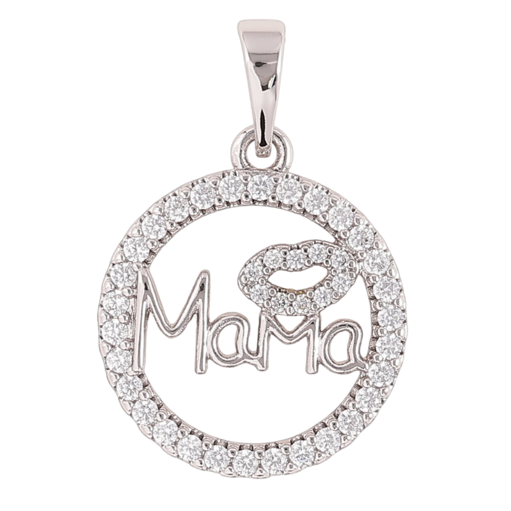 Кулон Xuping Родій «Мама» для ланцюжка до 6мм фото №5 Кулон Xuping Родій «Мама» для ланцюжка до 6мм фото №5