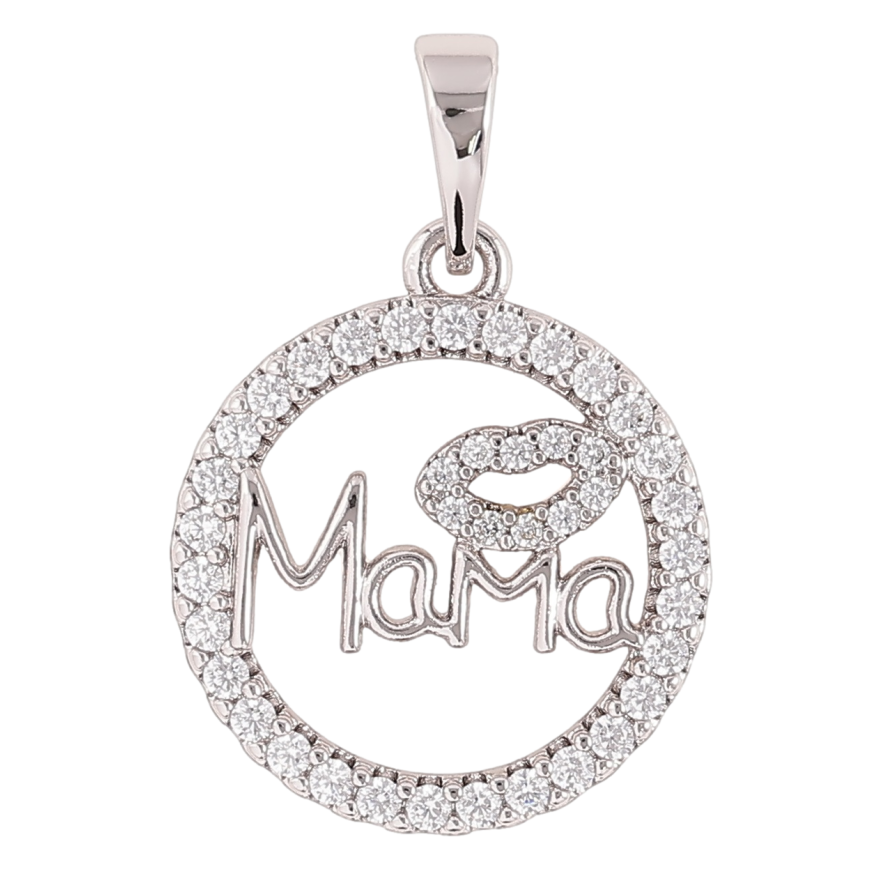 Кулон Xuping Родій «Мама» для ланцюжка до 6мм фото №1