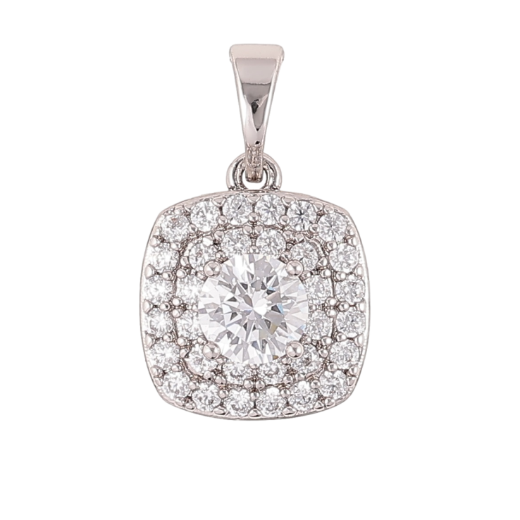 Кулон Xuping Родій «Інкрустація цирконієм» для ланцюжка до 5мм фото №2