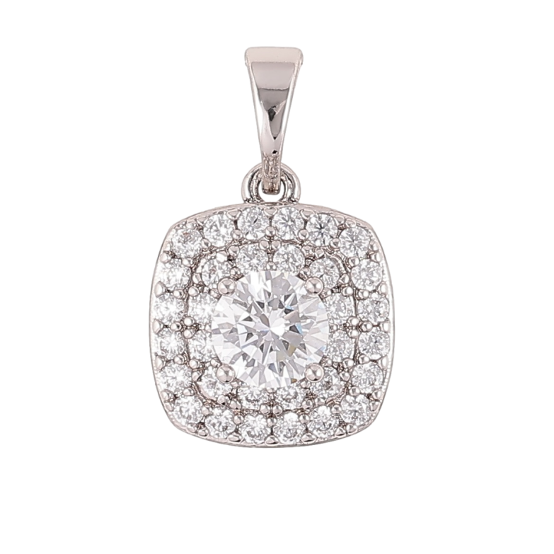 Кулон Xuping Родій «Інкрустація цирконієм» для ланцюжка до 5мм фото №1