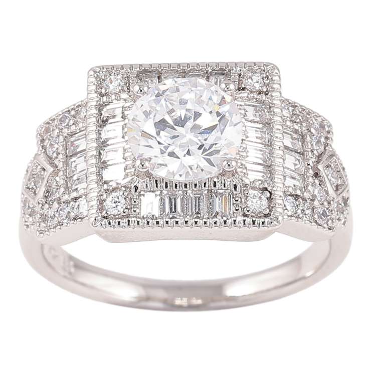 Каблучка Xuping Родій «Інкрустація цирконієм» фото №13