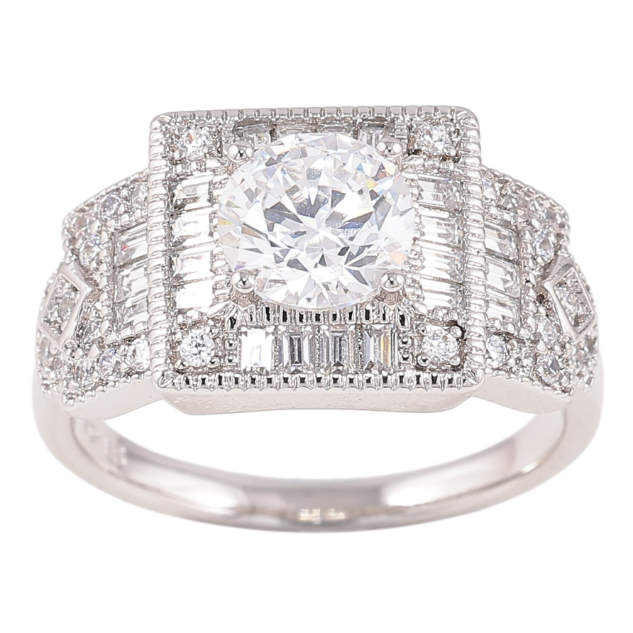 Каблучка Xuping Родій «Інкрустація цирконієм» фото №1