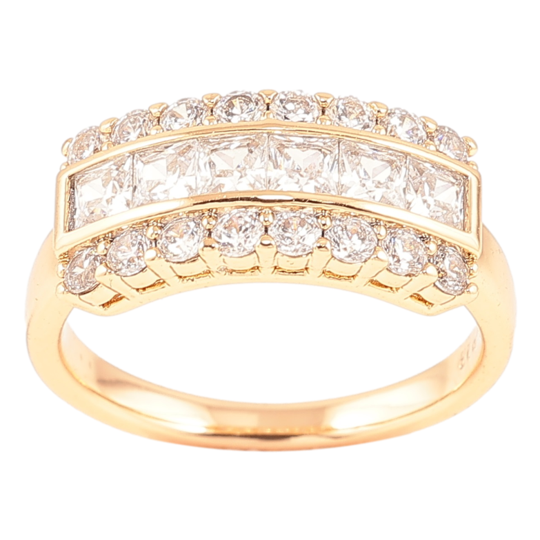 Каблучка Xuping Позолота 18K «Інкрустація цирконієм» фото №8