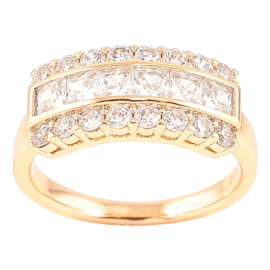 Каблучка Xuping Позолота 18K «Інкрустація цирконієм» фото №1