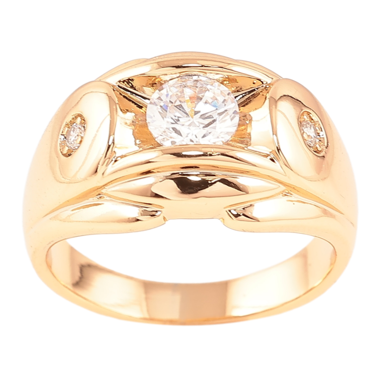 Перстень Xuping Позолота 18K Узор с цирконием фото №1 Перстень Xuping Позолота 18K Узор с цирконием фото №1