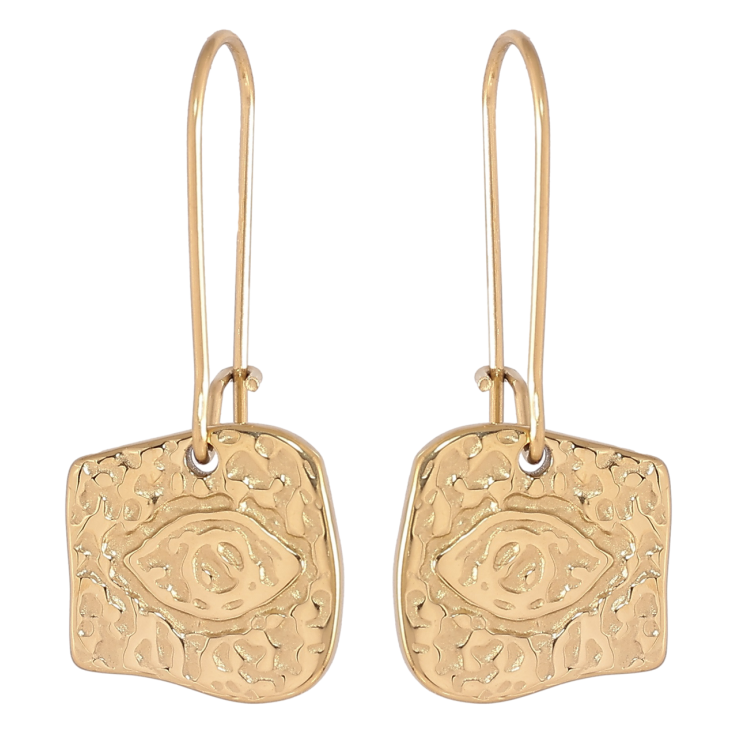 Сережки Xuping TTM Stainless Steel колір 14К французький замок «Декоративні підвіски» фото №3