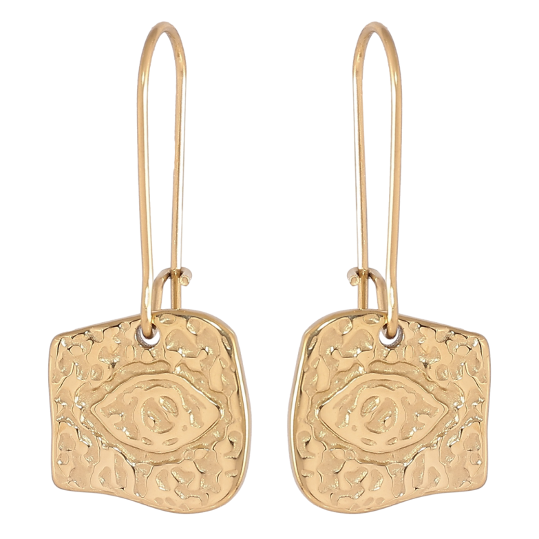 Серьги Xuping TTM Stainless Steel цвет 14К французский замок Декоративные подвески фото №2