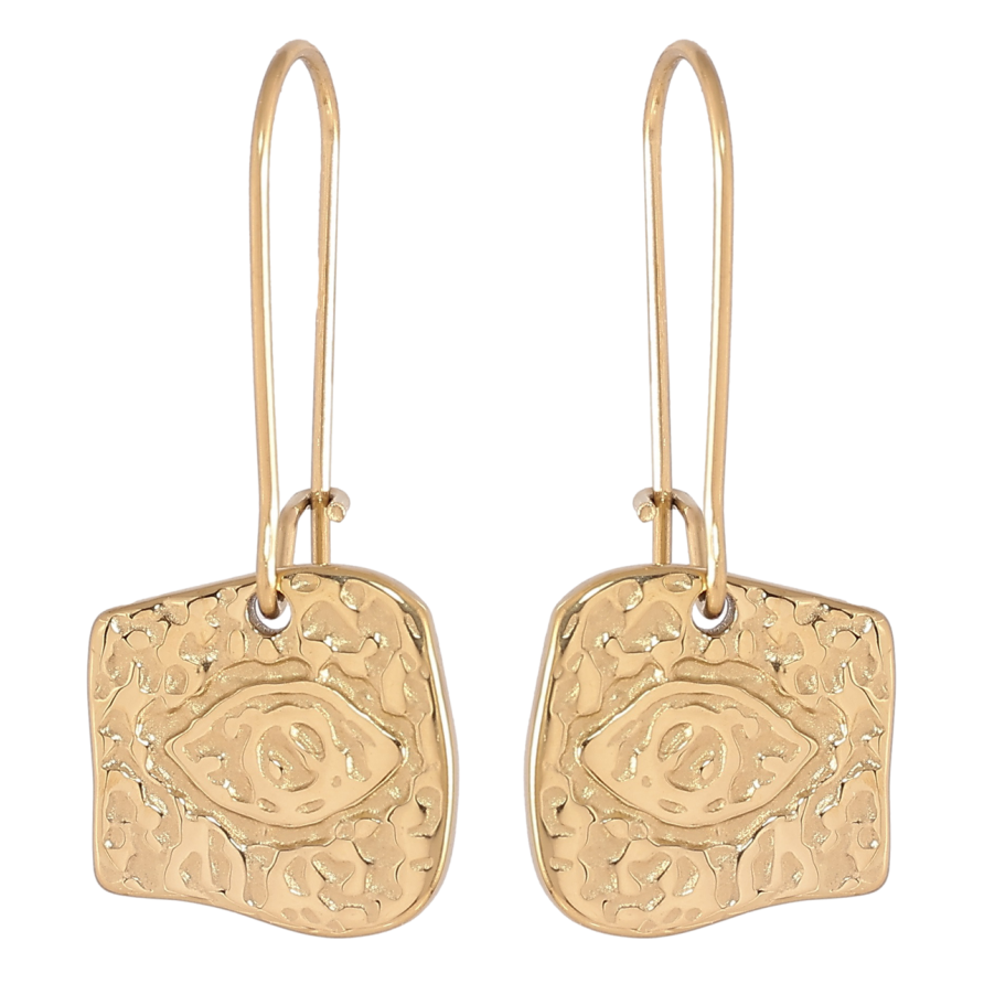 Сережки Xuping TTM Stainless Steel колір 14К французький замок «Декоративні підвіски» фото №1