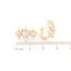 Серьги Xuping Позолота 18K английский замок Узор с инкрустацией цирконием фото №2