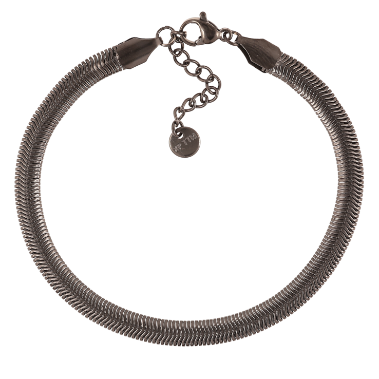 Браслет Xuping колір Black «Ланцюжок плетіння Снейк» розмір з доп.ланцюжком 18.5-21см х 5мм фото №6