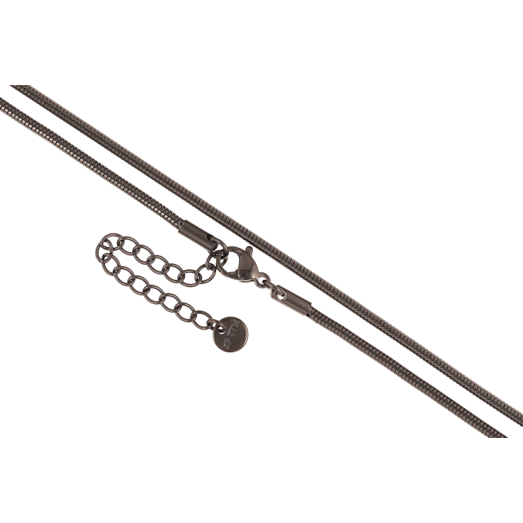 Ланцюжок Xuping колір Black «Плетіння Ювелірний шнур» довжина 41-46см х 2мм фото №15